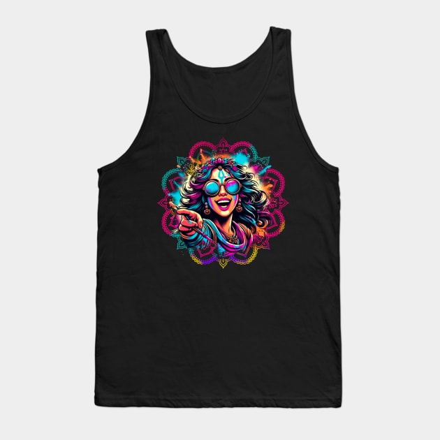 T shirt for Happy Holi festival celebration 05 Tank Top by fadinstitute